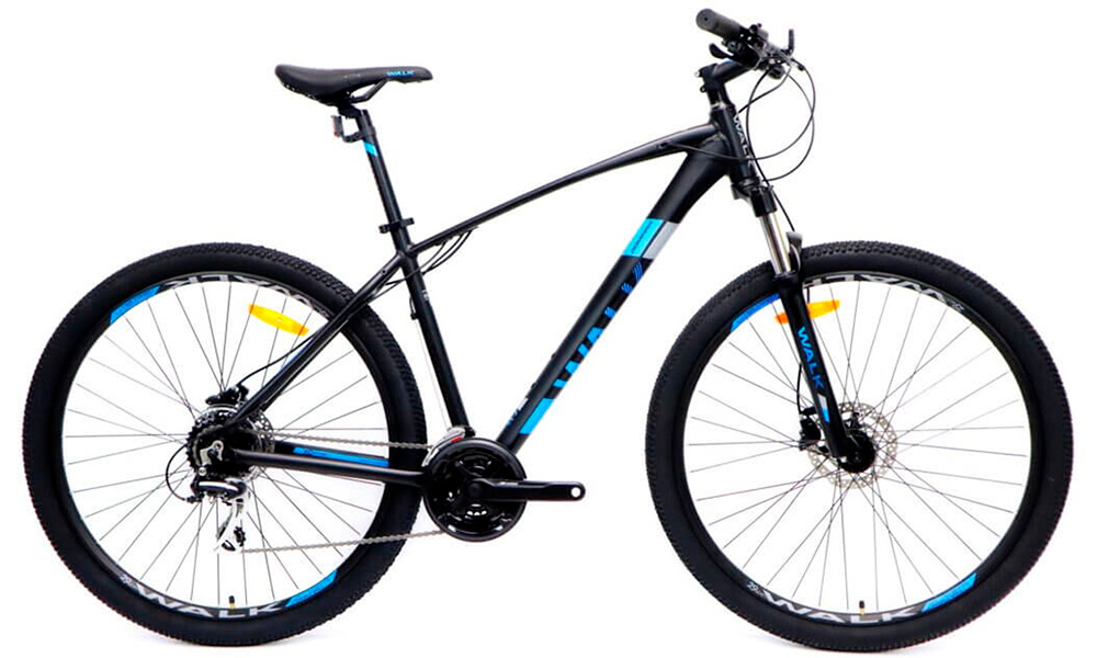 Фотография Велосипед WALK DOMINAR 29″ (2021), рама L, Черно-синий